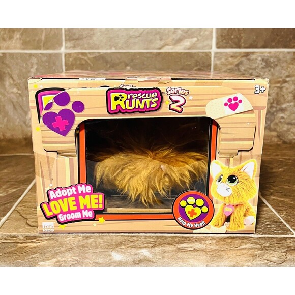 Rescue Runts TABBY CAT Adopt Me Series 2 - Retired S19015 - 2019 Factory Sealed - Picture 6 of 7